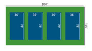 Tennis Court Diagram