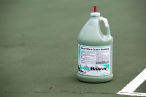 rubberized crack filler for tennis courts