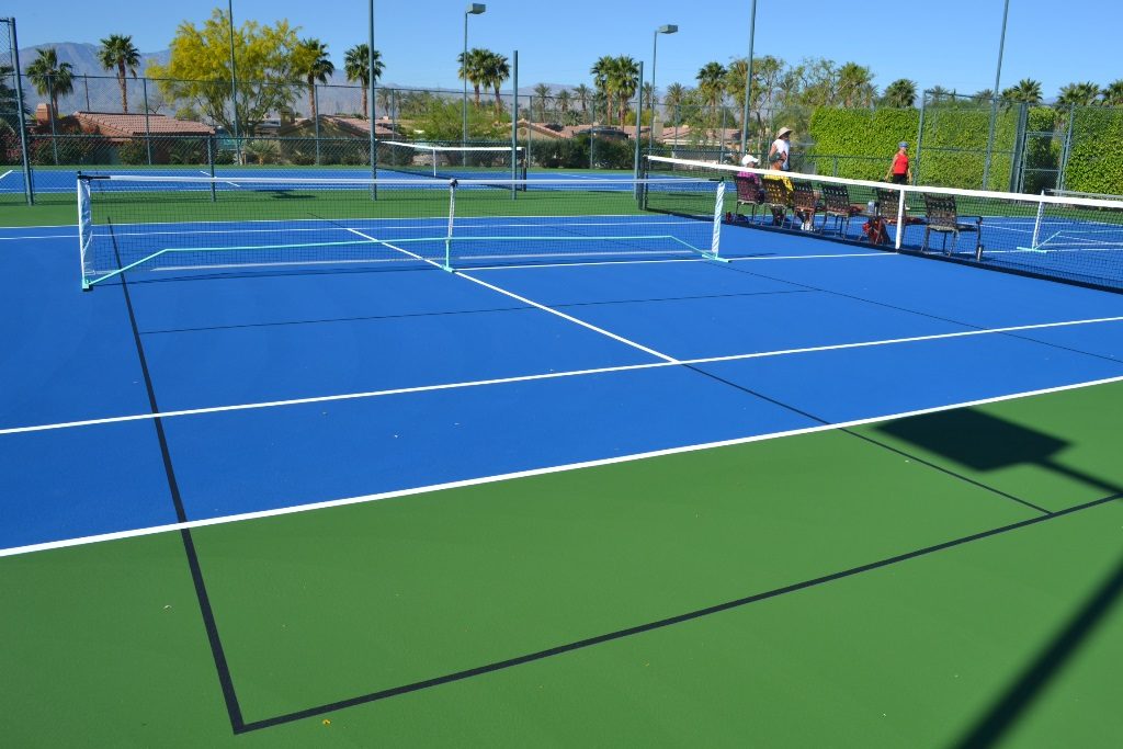 How Many Pickleball Courts Fit On A Tennis Court Pickleball Court Paint