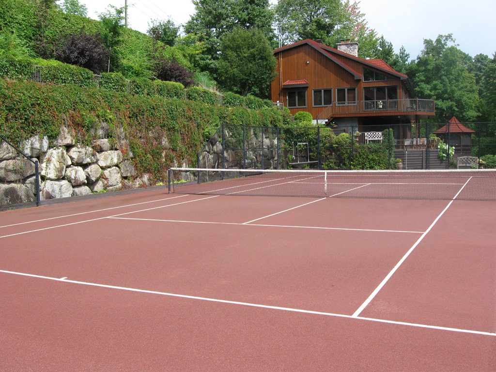 Red Clay Tennis Court Surface