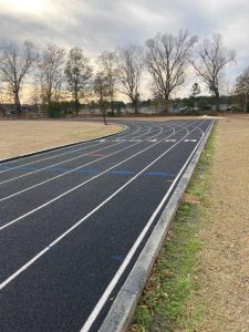 Rubberized Track Surfacing System